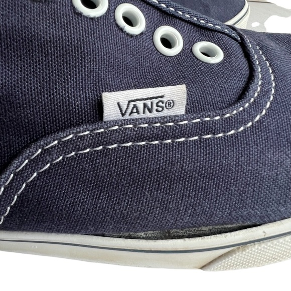 Vans Unisex Womens Shoes Size 8.5 Mens 7 Classic Low Top Lace Up Canvas Blue - Picture 9 of 12